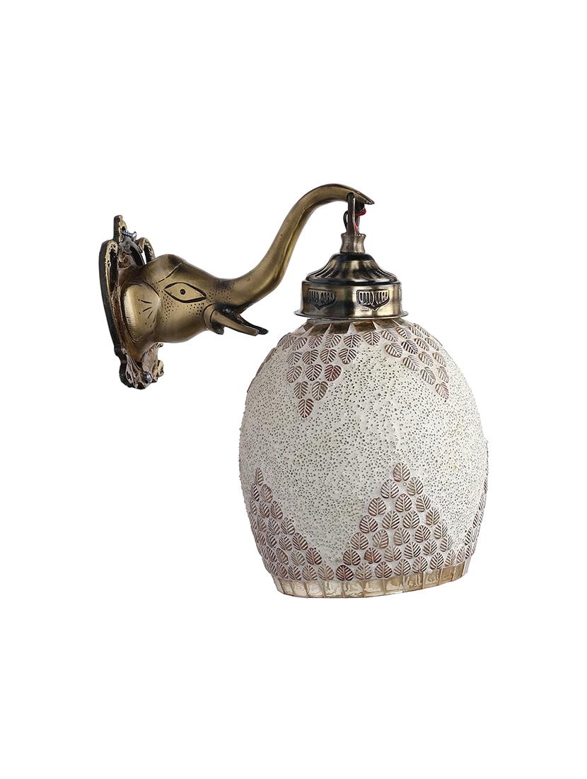 stylish hand decorative colorful glass wall lamp light with elephant shape fitting ( set of two )ew-el86 - 18835649 -  Standard Image - 1