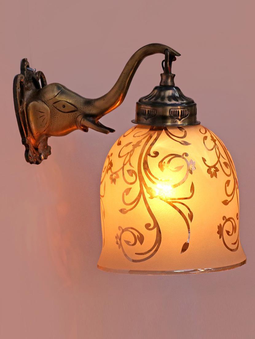 stylish hand decorative colorful glass wall lamp light with elephant shape fitting ( set of two )ew-el88 - 18835653 - Standard Image - 1