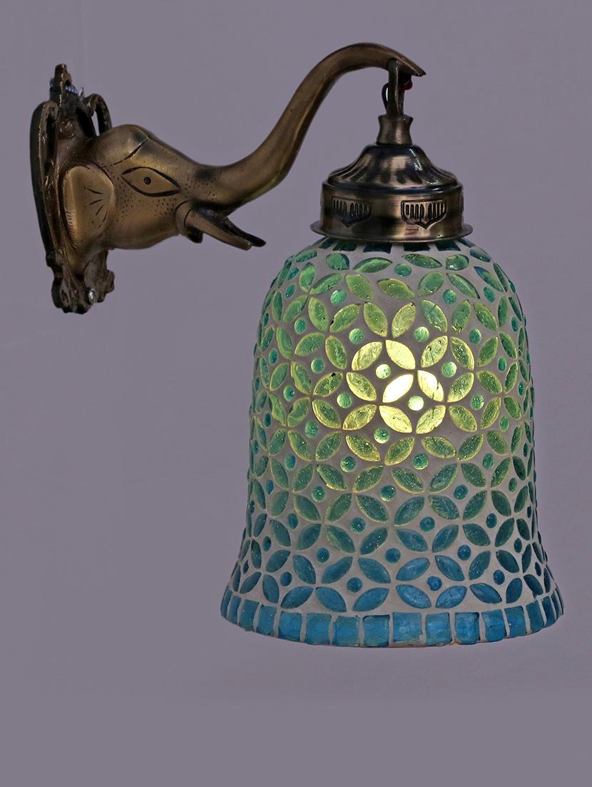 stylish hand decorative colorful glass wall lamp light with elephant shape fitting ( set of two )ew-el91 - 18835662 - Standard Image - 1