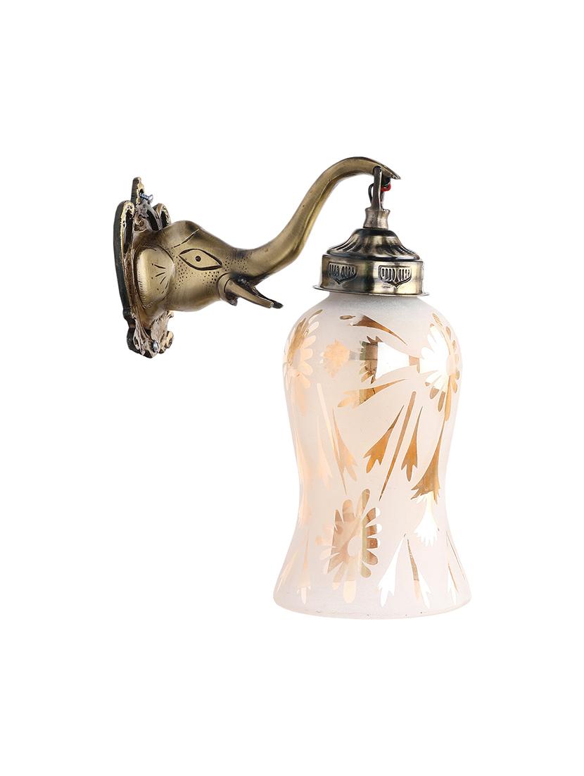 stylish hand decorative colorful glass wall lamp light with elephant shape fitting ( set of two )ew-el95 - 18835672 - Standard Image - 1