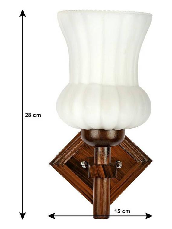 lakshya royal look decorative sconce wall lamp light with designer fitting bd11 - 18836001 - Standard Image - 1