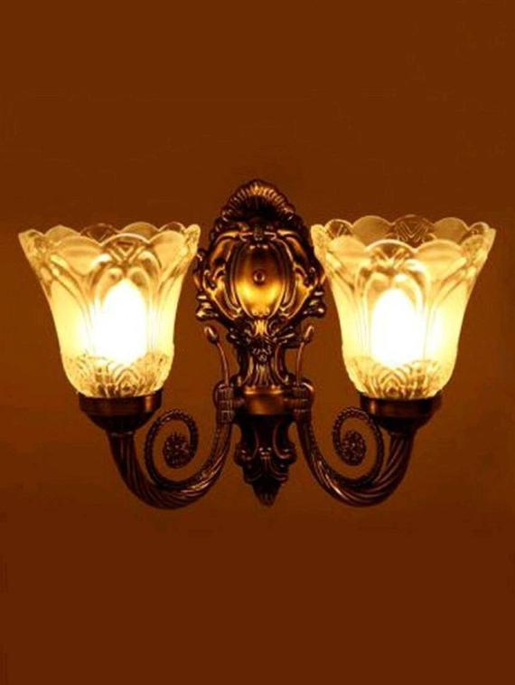 lakshya designer hand decoraive colorful sconce glass wall lamp light dx023 - 18836033 - Standard Image - 1