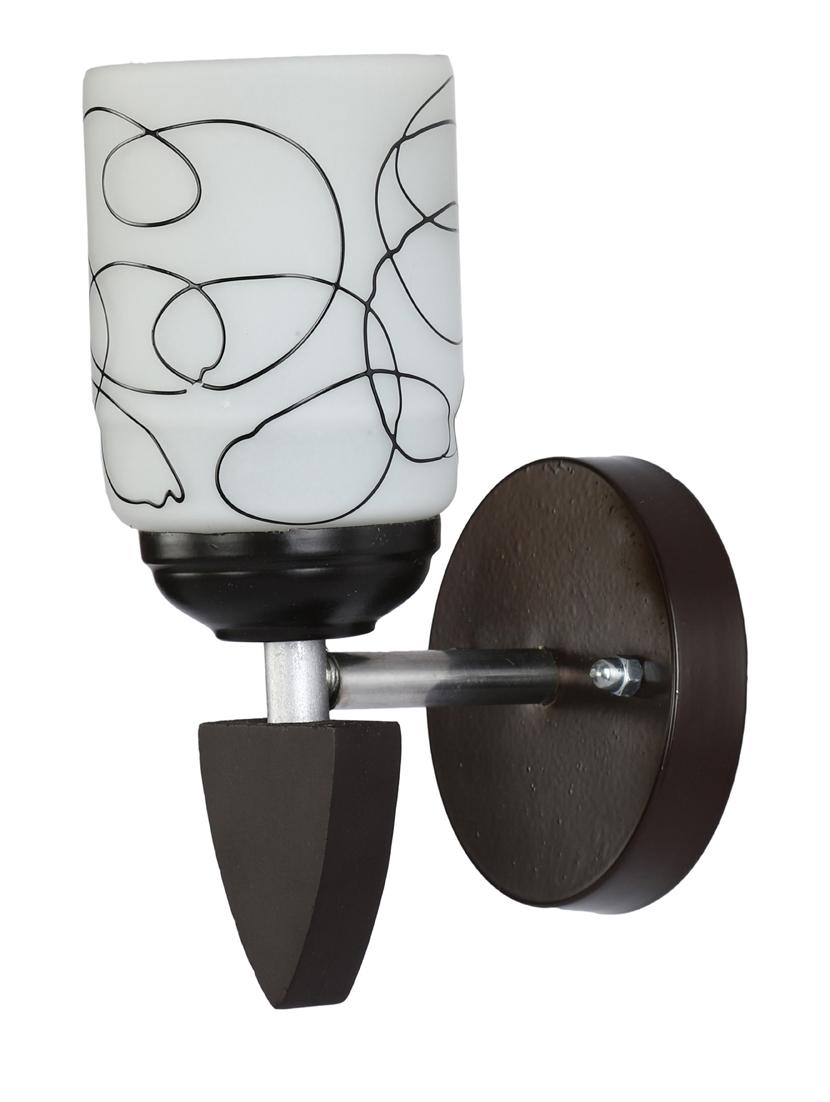 somil led sconce glass & wood wall lamp/light, 7 watt & wall fixture (set of two)-rt142 - 18837369 - Standard Image - 4