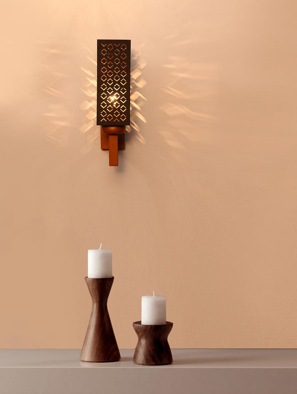 somil designer wooden wall lamp (set of 2)- aa31 - 18838828 -  Standard Image - 1