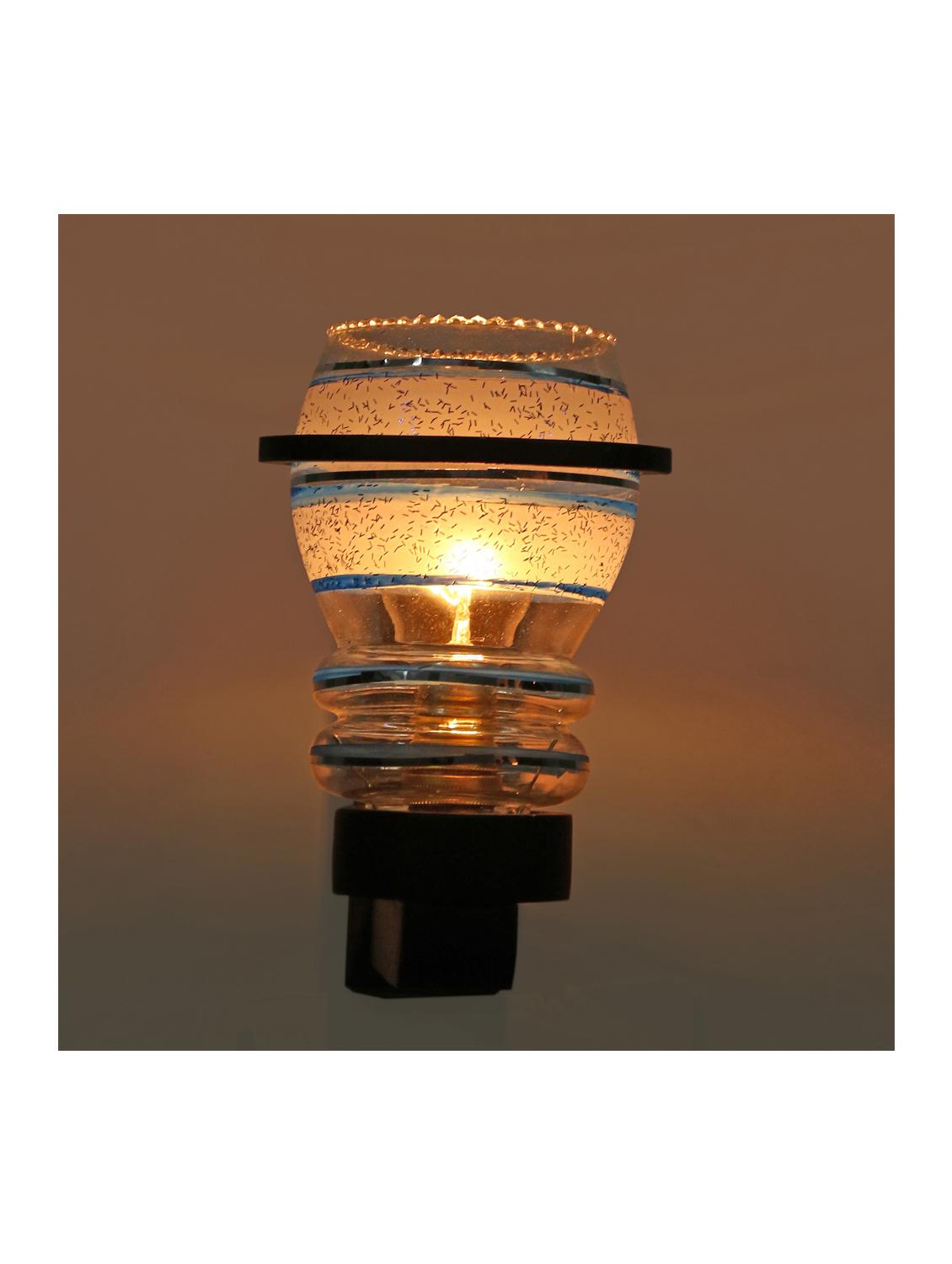 designer hand decorative colorful glass wall lamp light with stylish wooden fitting ( set of four )-el104 - 18840620 - Standard Image - 4