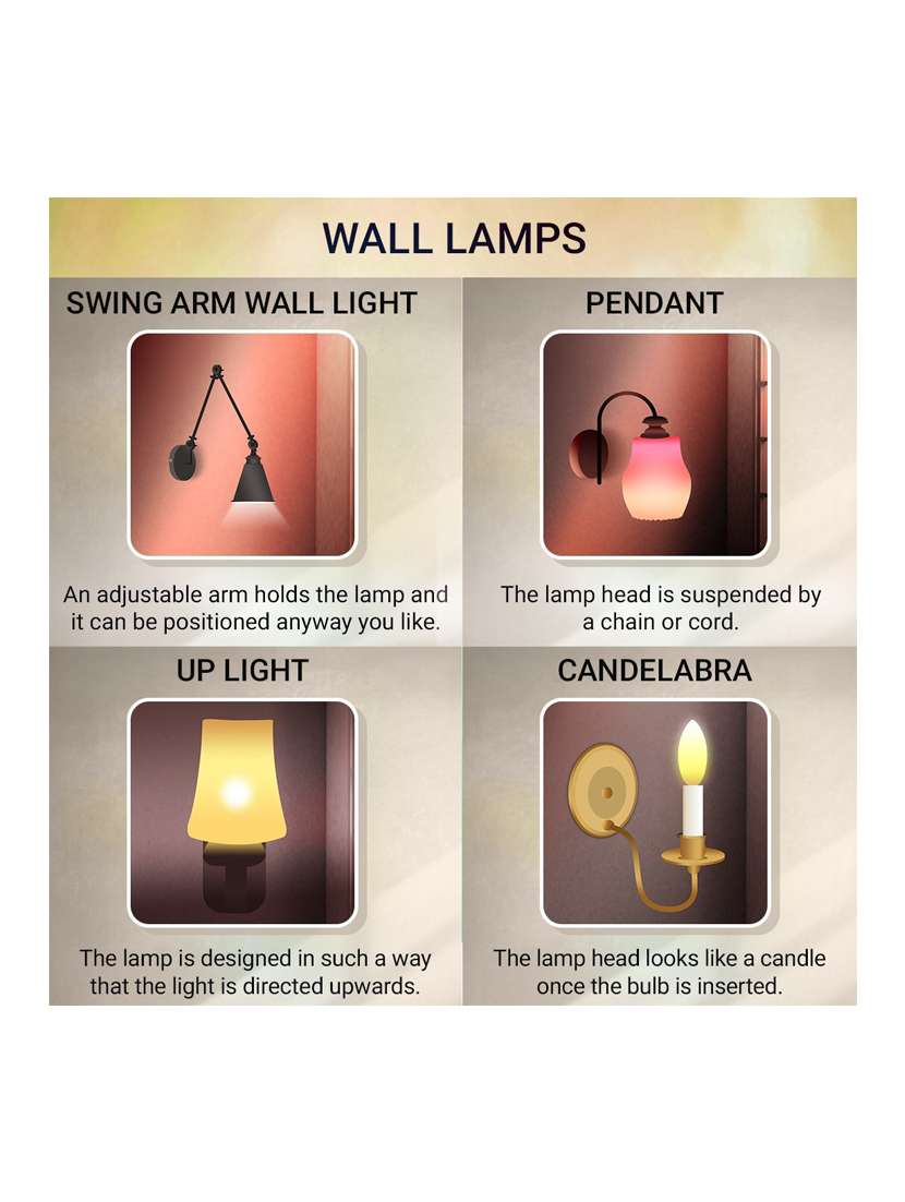 somil new design & shape hand decorative wall lamps (set of two) - 18840715 -  Standard Image - 4