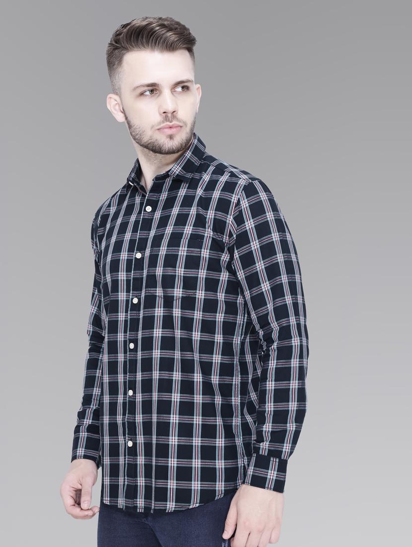 blue cotton casual shirt - 18841815 - Standard Image - 1