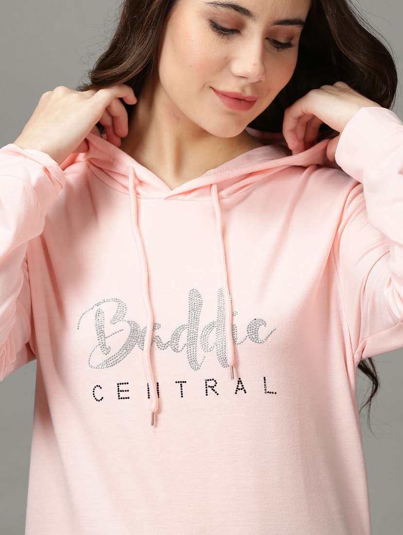women's chest print sweatshirt - 18843258 - Standard Image - 4