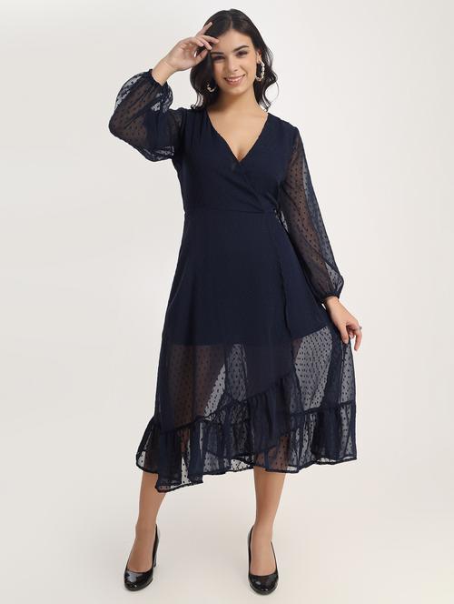women's tiered dress swiss dots dress - 18843986 -  Standard Image - 0