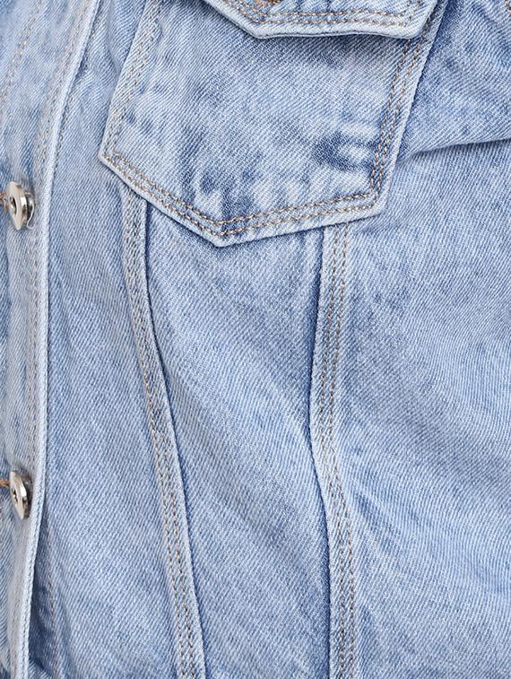 light blue denim jacket - 18844575 - Standard Image - 4