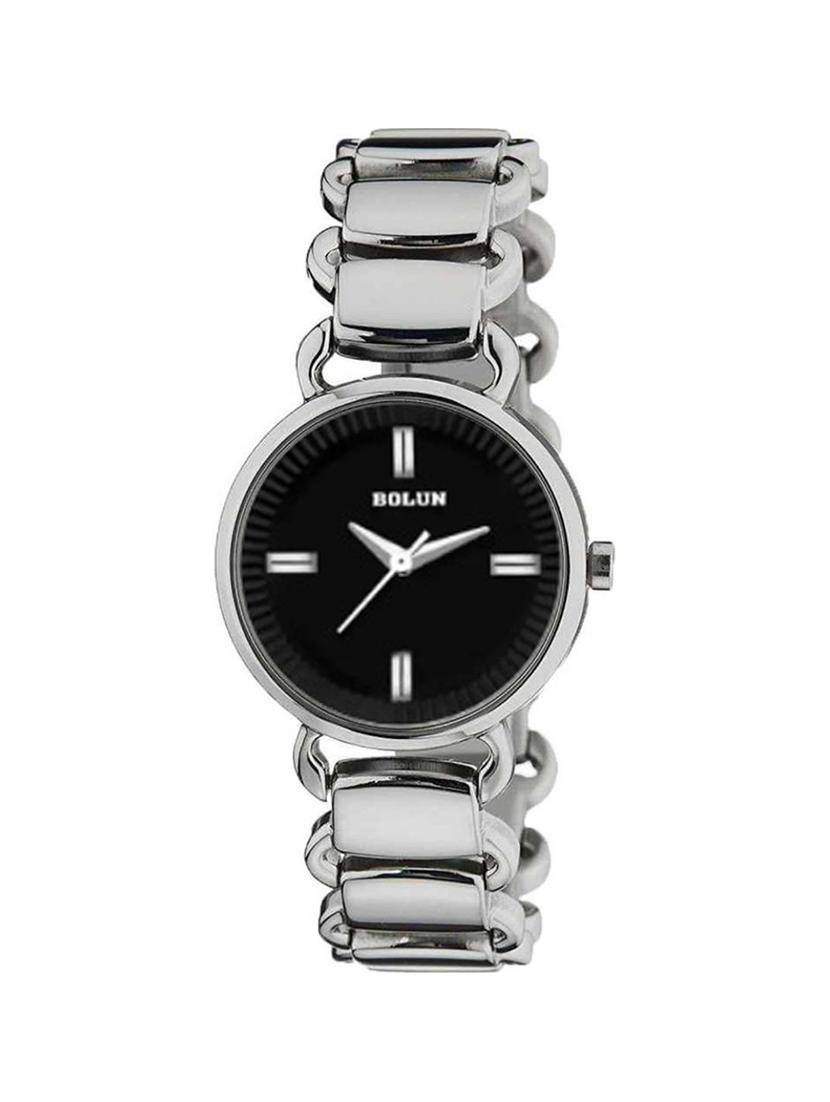 black analog watch