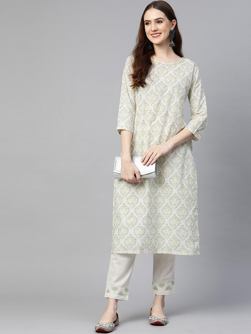 printed kurta pant set - 18847882 - Standard Image - 1