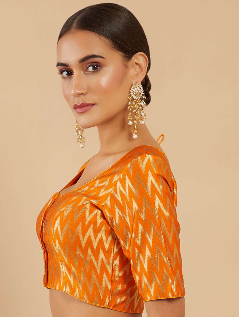 yellow silk regular blouse - 18857882 -  Standard Image - 1