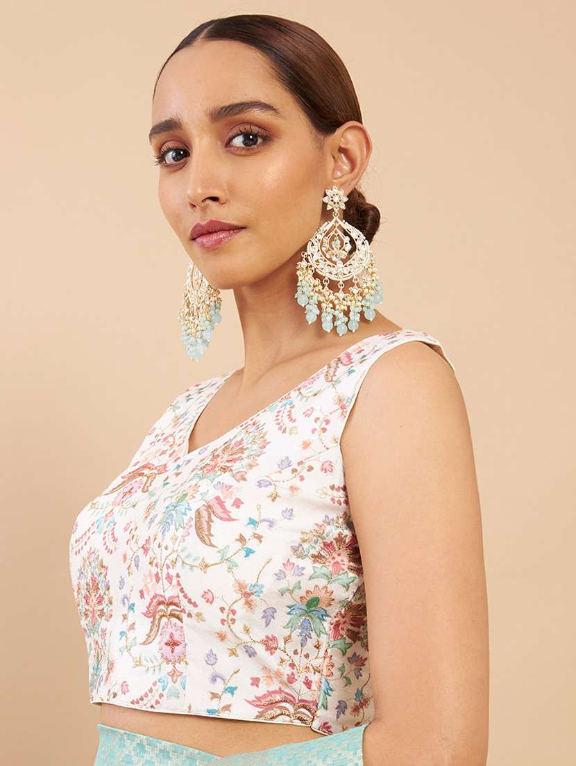 white silk regular blouse - 18858019 - Standard Image - 1