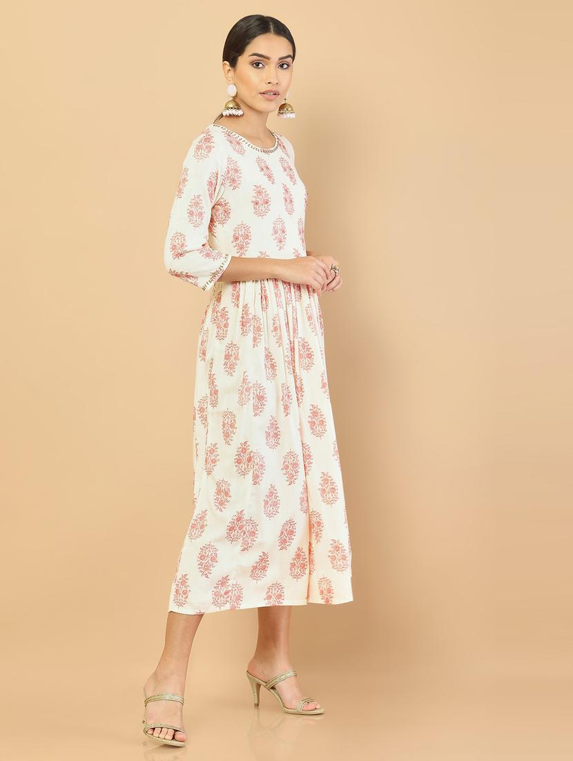 printed rayon kurta - 18861439 -  Standard Image - 1