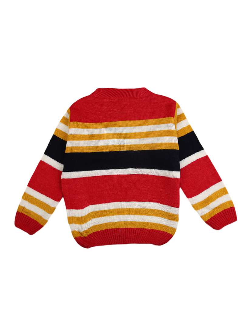 red striped acrylic blend sweater - 18870130 -  Standard Image - 1