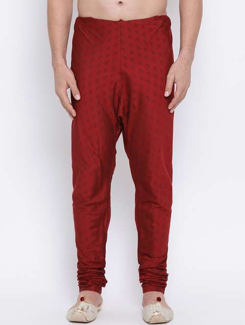 maroon printed ethnic bottom wear - 18874743 -  Standard Image - 0