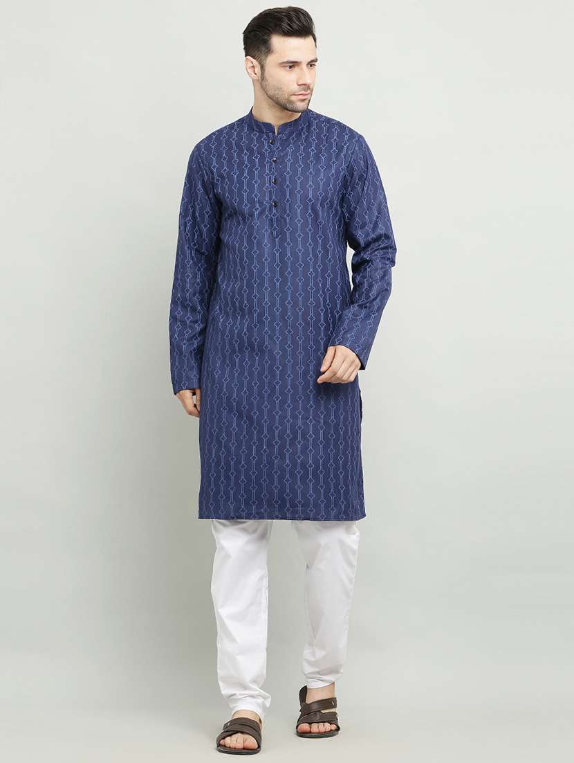 mandarin neck long sleeved kurta