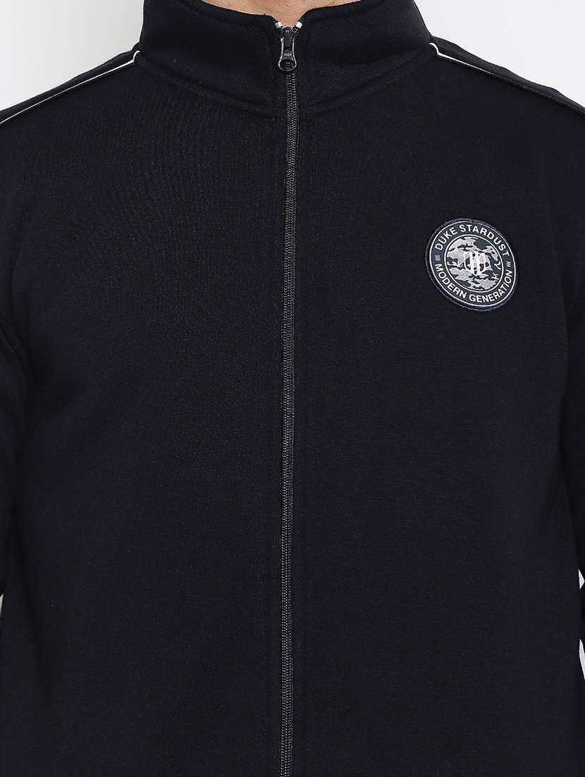 zip up solid track suit - 18874827 -  Standard Image - 4