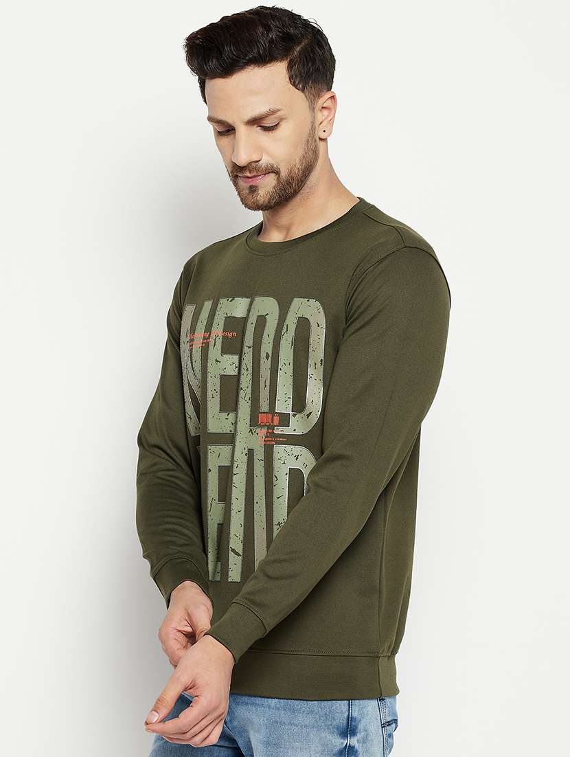 chest print sweatshirt - 18874842 -  Standard Image - 1