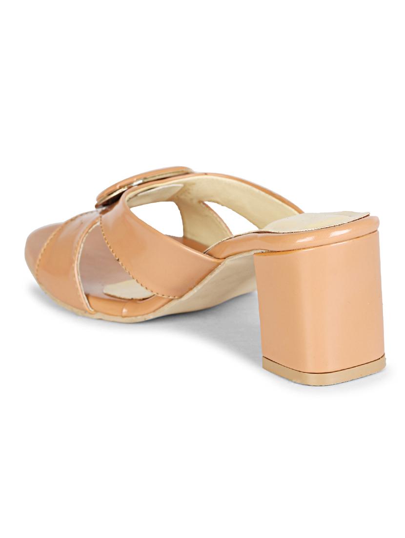 beige solid sandal - 18875861 - Standard Image - 1