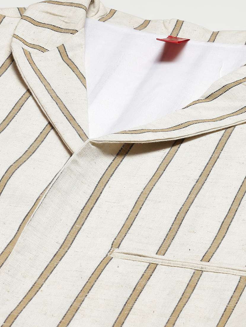 white cotton single breasted blazer - 18876604 -  Standard Image - 4