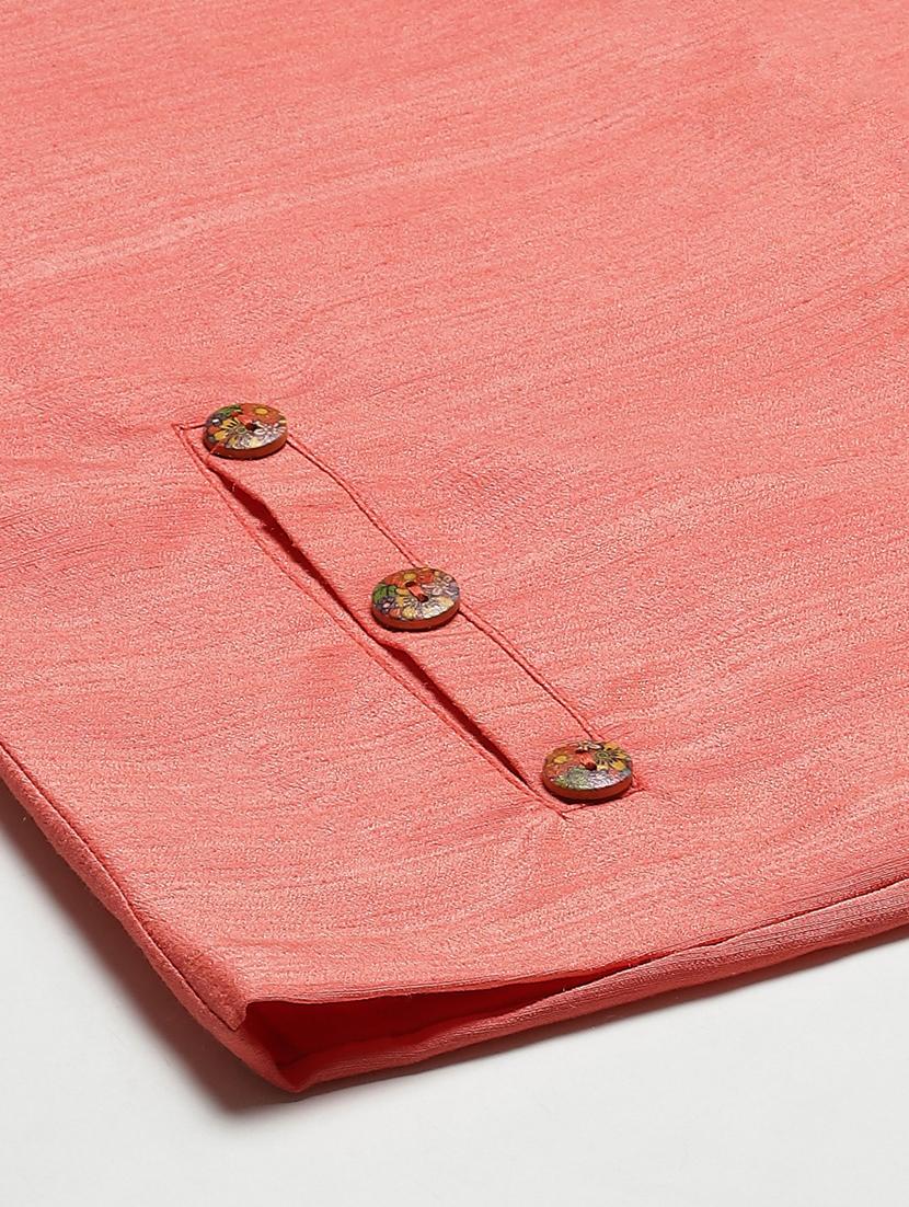 orange solid regular jacket - 18876612 - Standard Image - 4