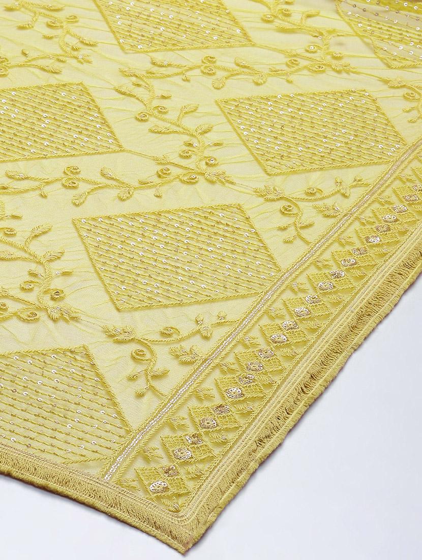 embroidered net dupatta - 18876713 -  Standard Image - 1