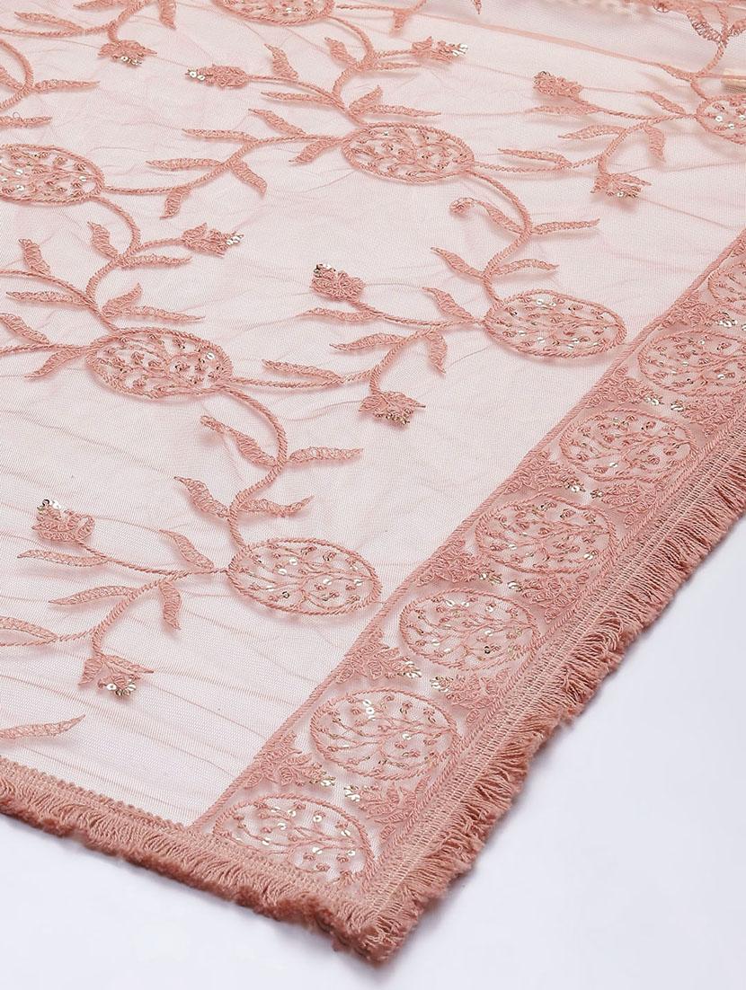 embroidered net dupatta - 18876719 -  Standard Image - 1