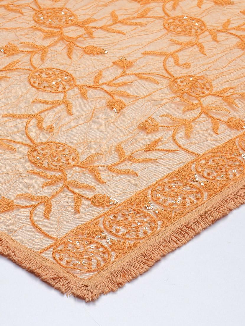embroidered net dupatta - 18876720 -  Standard Image - 1