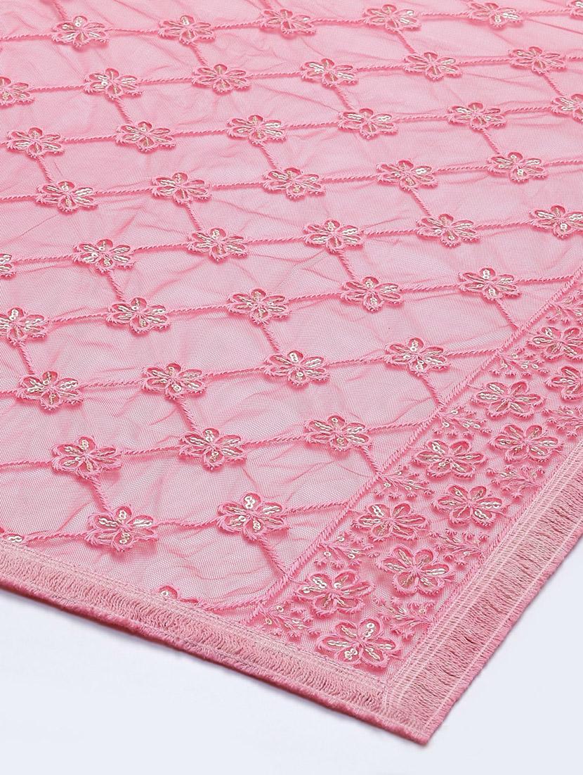embroidered net dupatta - 18876738 -  Standard Image - 1