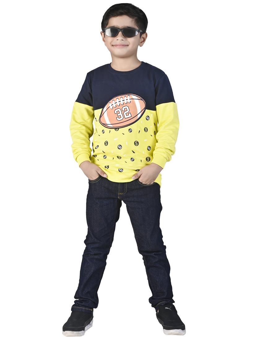 boys color block sweatshirt - 18878040 - Standard Image - 4