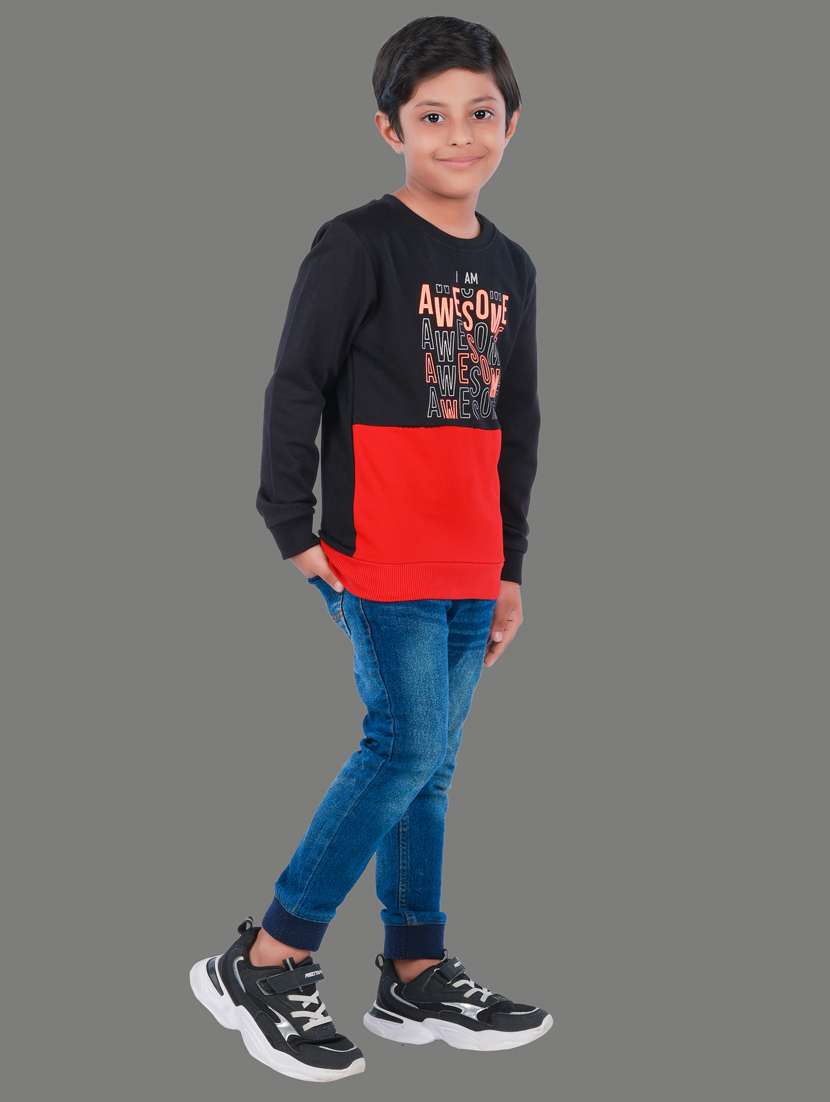 boys color block sweatshirt - 18878041 - Standard Image - 1