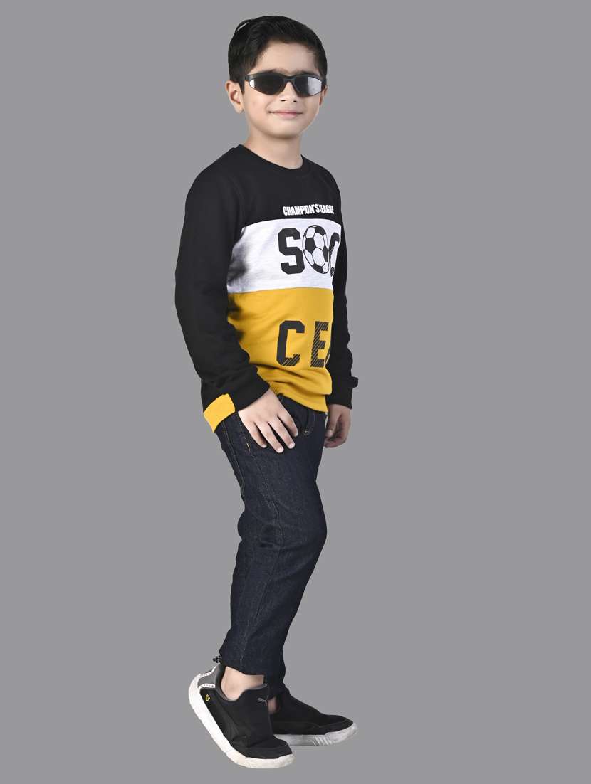 boys color block sweatshirt - 18878043 -  Standard Image - 1