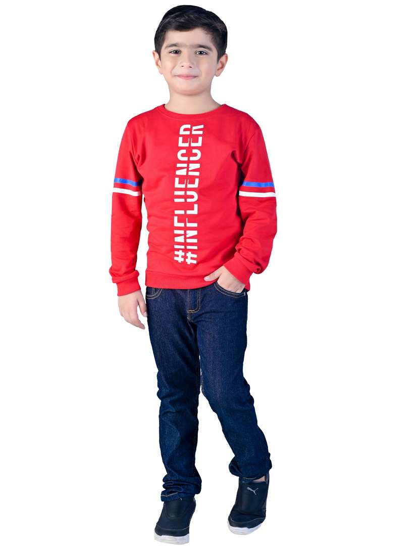 boys typography sweatshirt - 18878049 -  Standard Image - 1