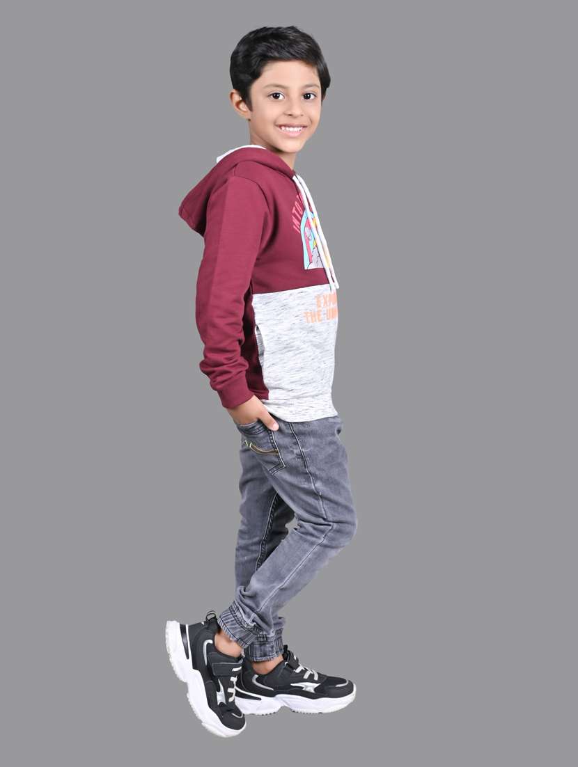 boys color block sweatshirt - 18878057 -  Standard Image - 1