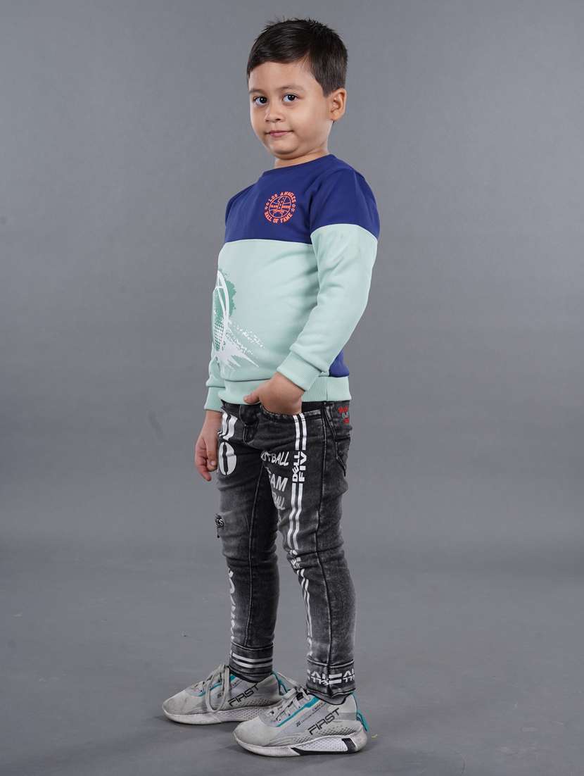 boys color block sweatshirt - 18878058 -  Standard Image - 1