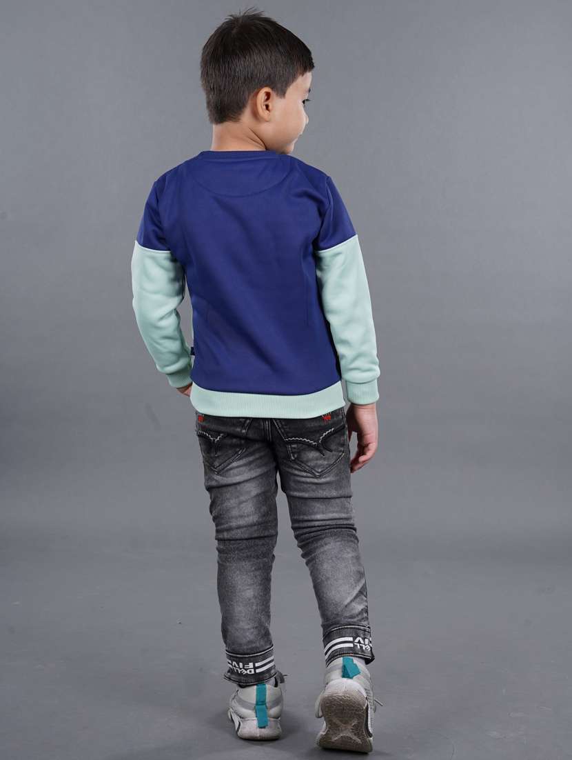 boys color block sweatshirt - 18878058 - Standard Image - 4