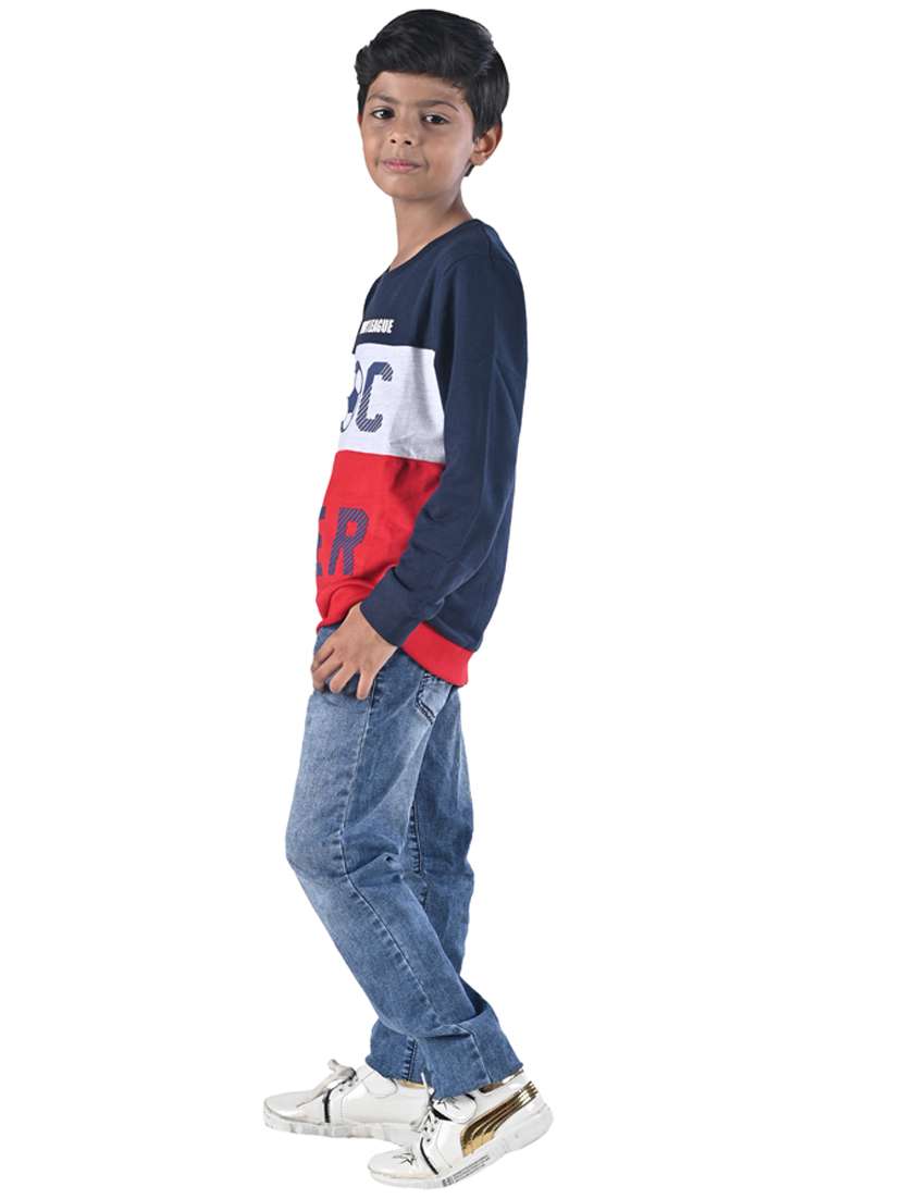 boys color block sweatshirt - 18878071 -  Standard Image - 1