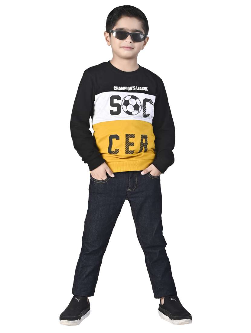 boys color block sweatshirt - 18878073 -  Standard Image - 1