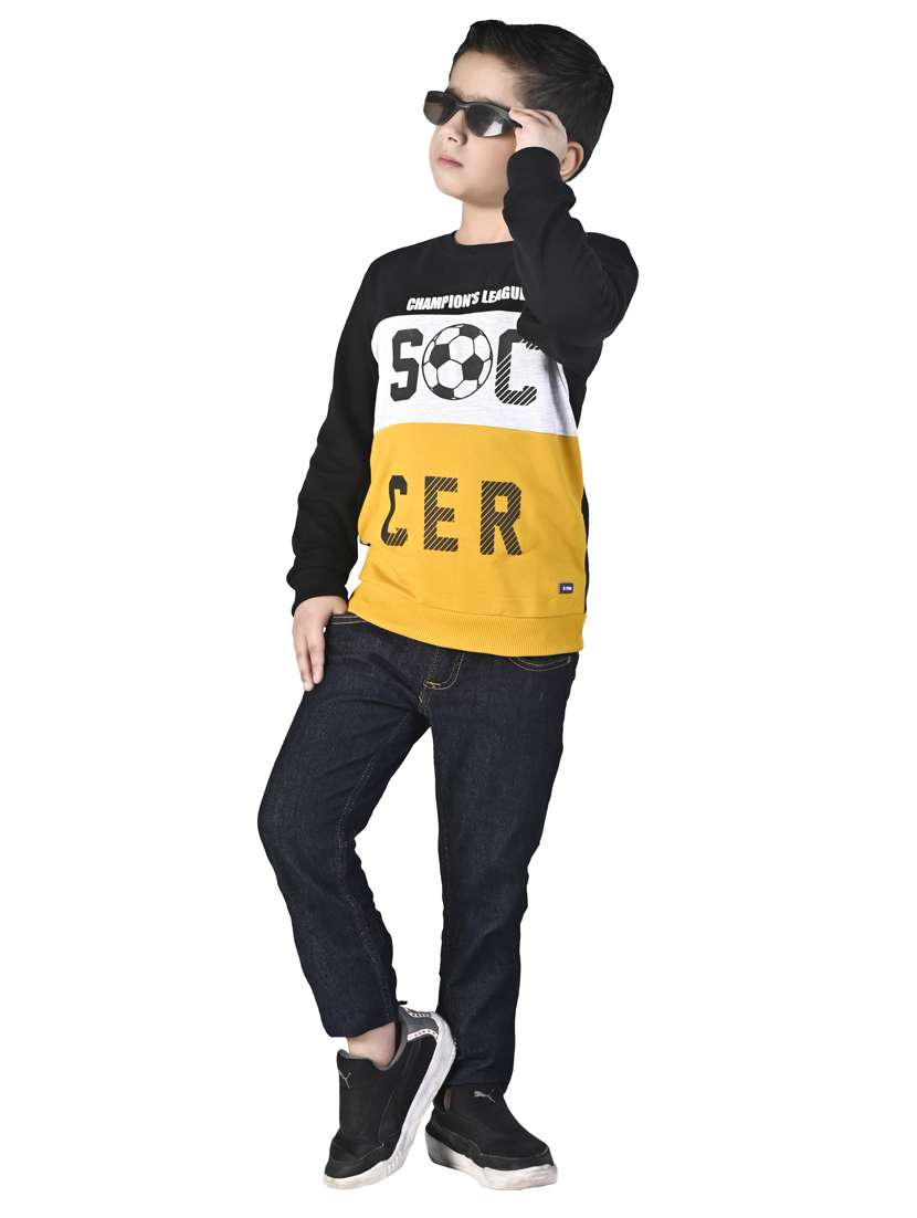 boys color block sweatshirt - 18878073 -  Standard Image - 4
