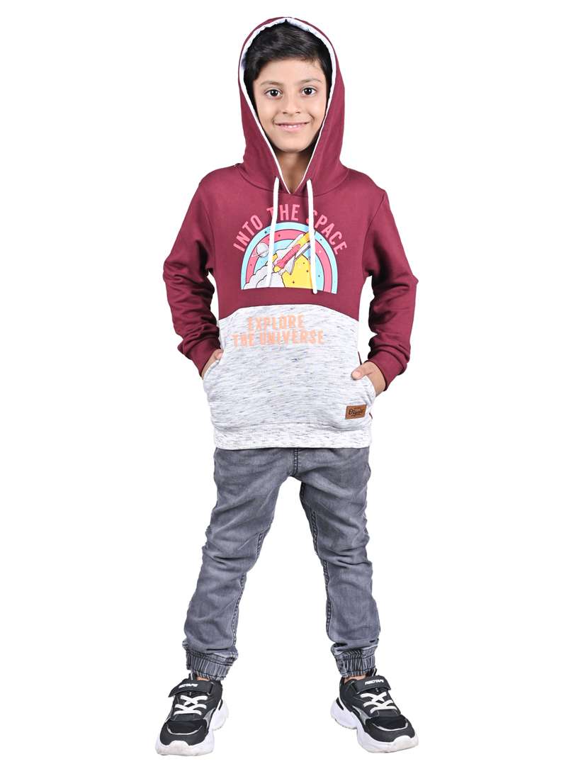 boys color block sweatshirt - 18878075 -  Standard Image - 1