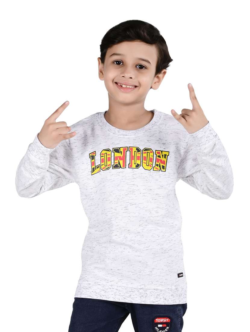 boys typography sweatshirt