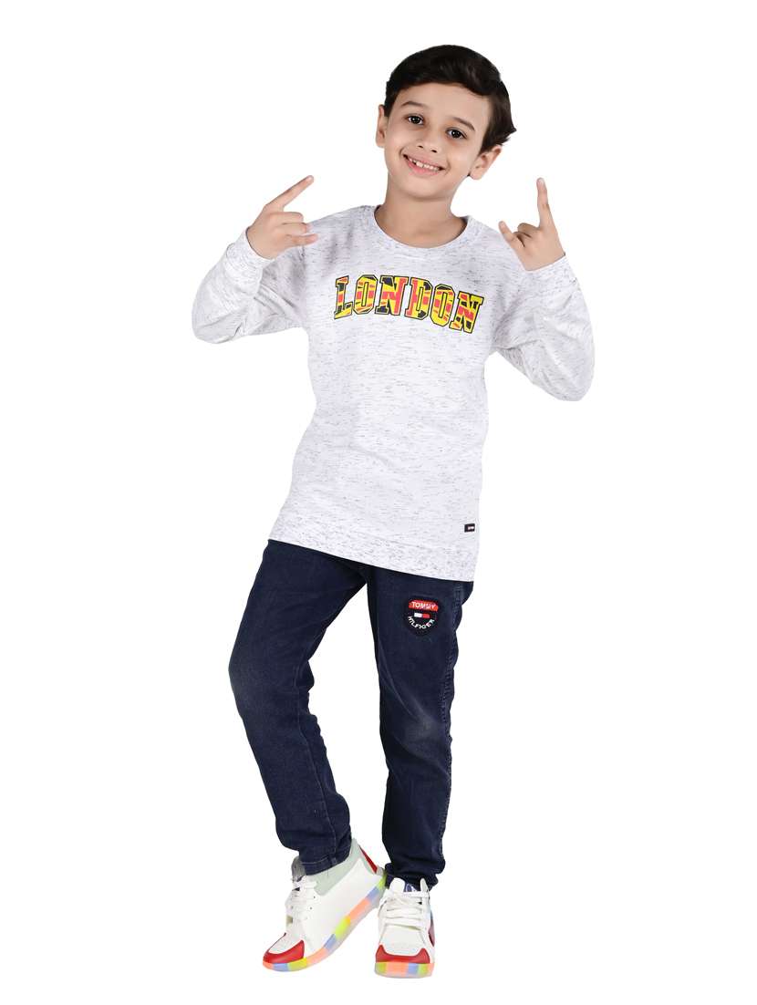 boys typography sweatshirt - 18878076 -  Standard Image - 1