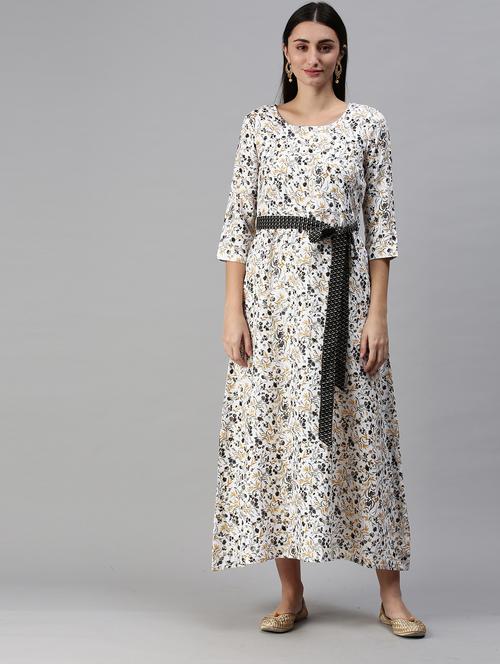 women's flared kurta - 18879175 - Standard Image - 0