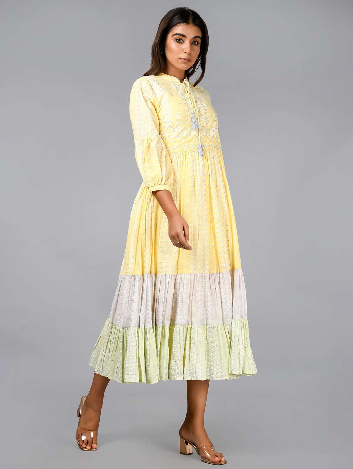 yellow cotton dress - 18881166 -  Standard Image - 1
