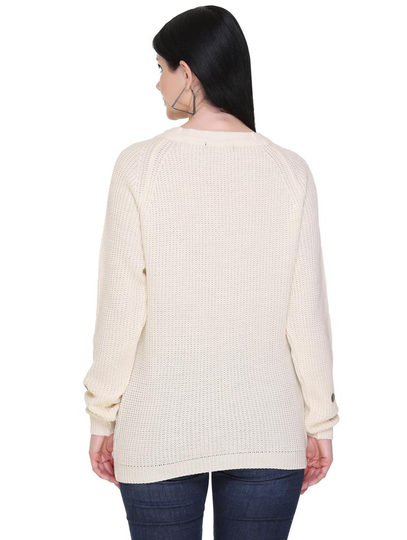 white wool regular top - 18885909 - Standard Image - 1