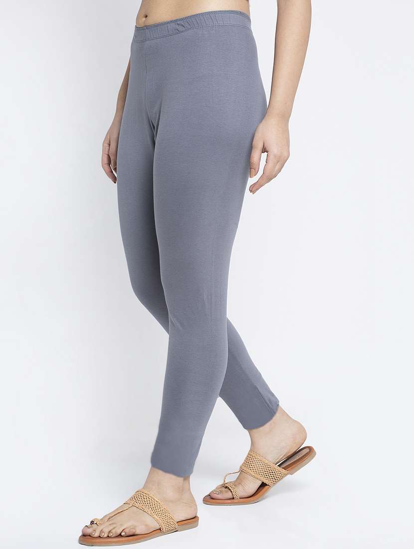 mid rise solid legging - 18885947 - Standard Image - 1