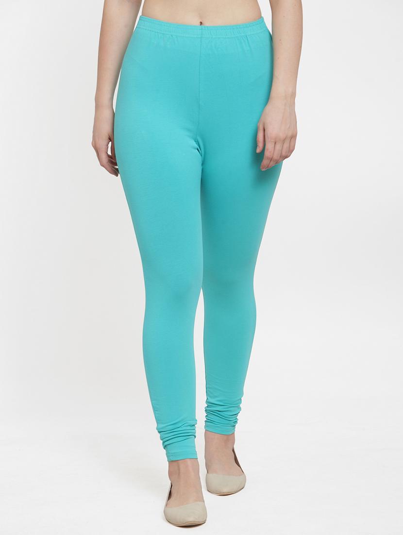 multi colored cotton lycra leggings - 18886246 -  Standard Image - 1