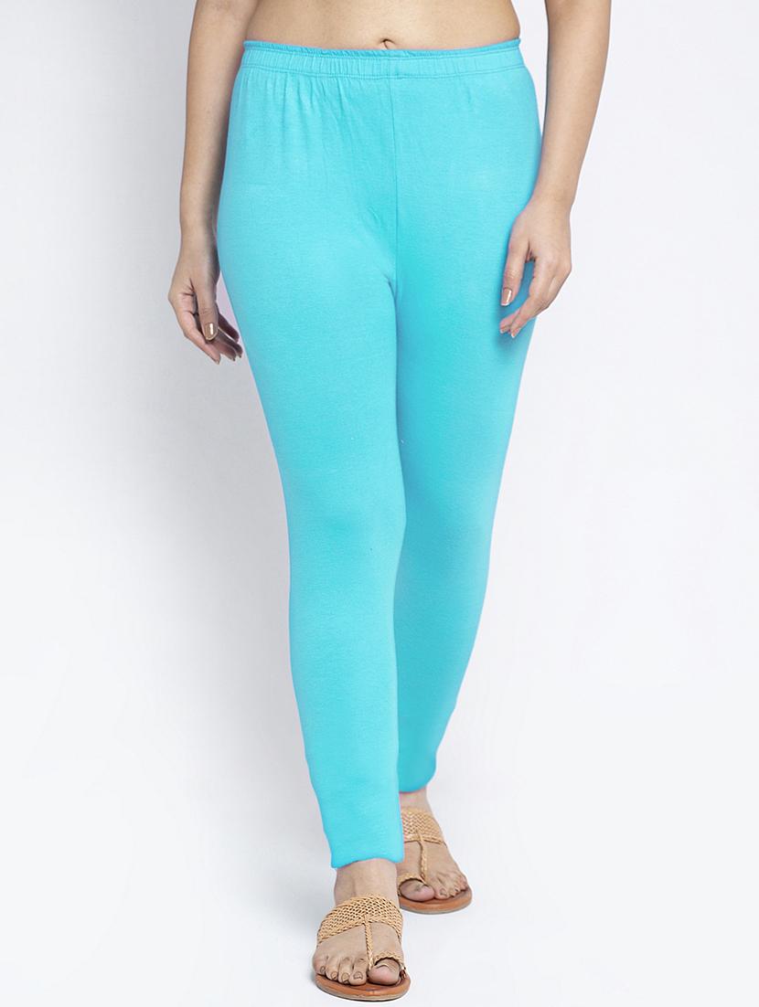 multi colored cotton lycra leggings - 18886251 -  Standard Image - 1